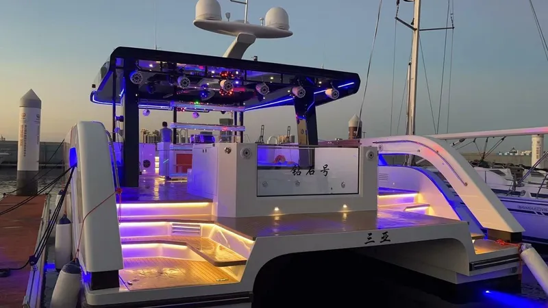 Slide: The Image of Diamond Yachts P55 Power Catamaran 2026 - 8