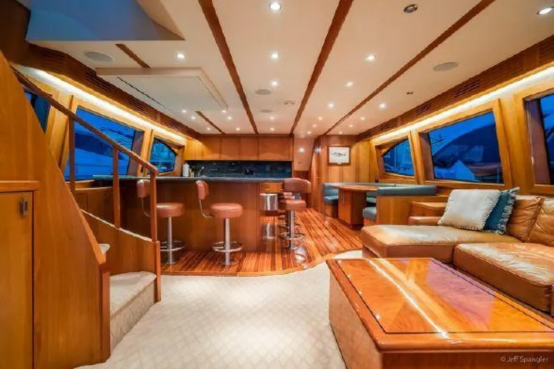 Slide: The Image of Hatteras 77 Enclosed Bridge 2008 - 2