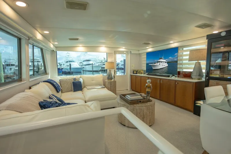 Slide: The Image of Hatteras Cockpit Motor Yacht 1989 - 5