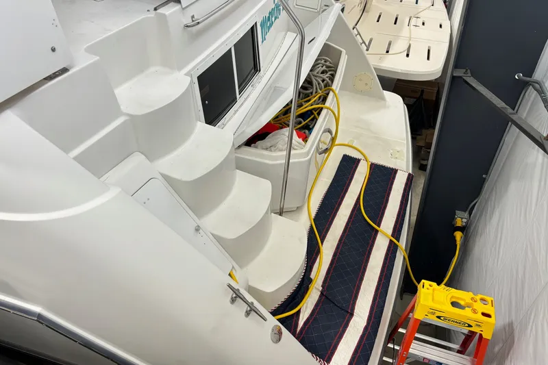 Slide: The Image of Carver Yachts 355 Aft Cabin Motor Yacht 1995 - 5