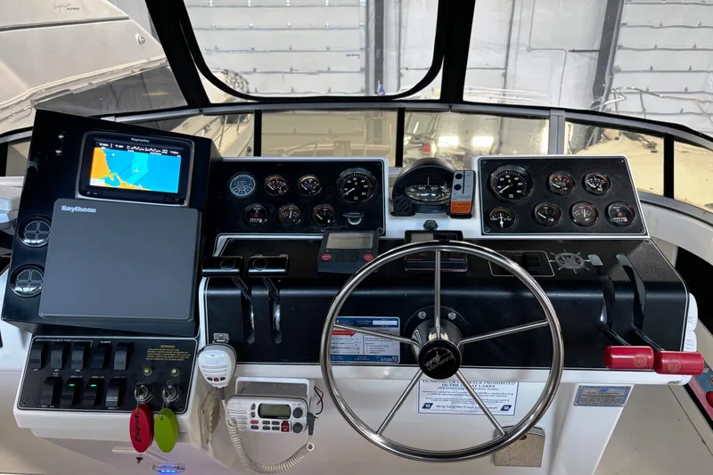 Slide: The Image of Carver Yachts 355 Aft Cabin Motor Yacht 1995 - 9