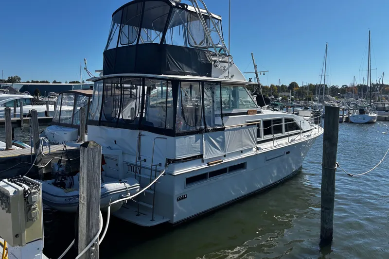 Slide: The Image of Bertram 42 Flybridge Motor Yacht 1975 - 25