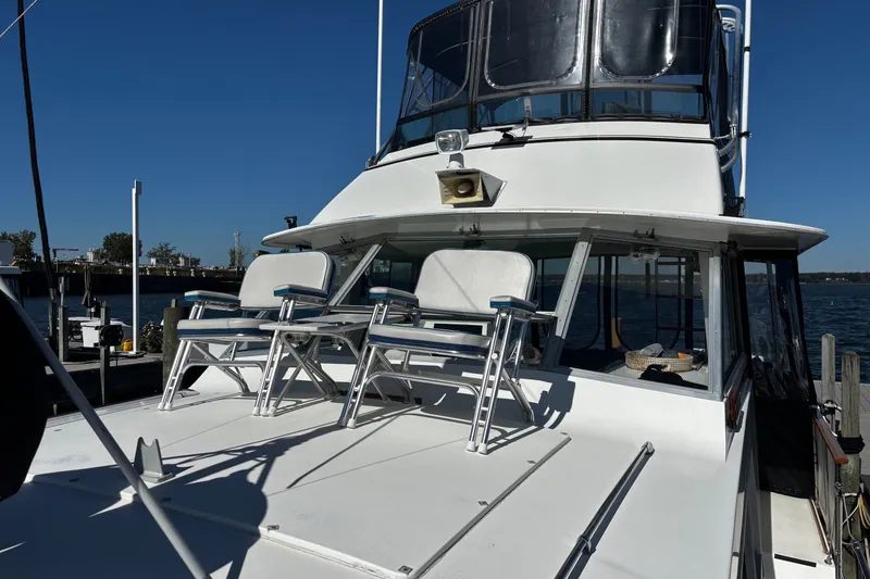 Slide: The Image of Bertram 42 Flybridge Motor Yacht 1975 - 27