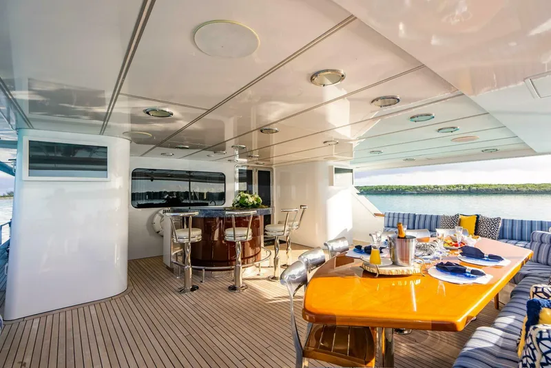 Slide: The Image of Christensen Tri-deck Motoryacht 1995 - 2