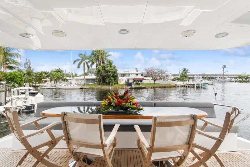 Slide: The Image of Hatteras 82 Convertible 1998 - 42