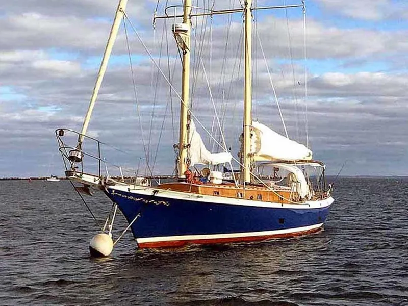 Slide: The Image of Cherubini 48 Staysail Schooner 1986 - 14