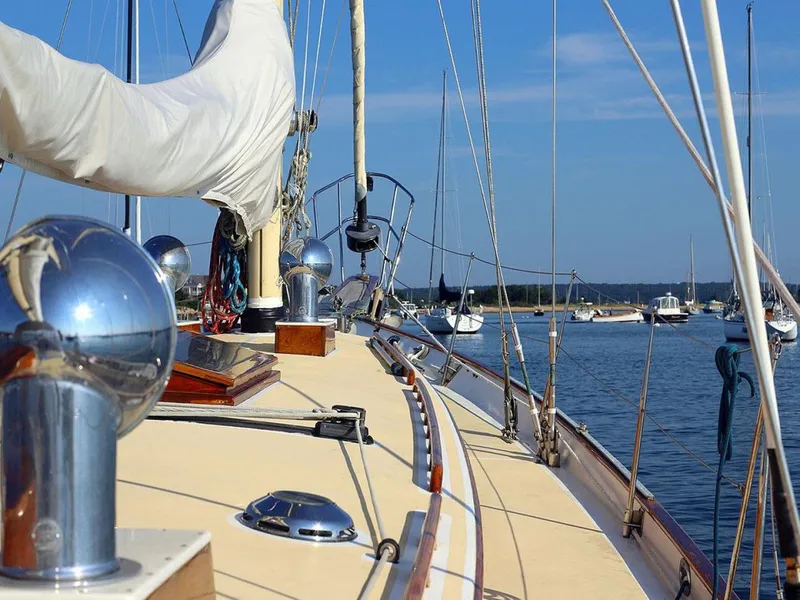 Slide: The Image of Cherubini 48 Staysail Schooner 1986 - 16
