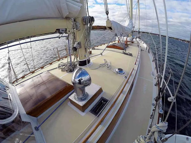 Slide: The Image of Cherubini 48 Staysail Schooner 1986 - 17