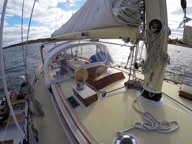 Slide: The Image of Cherubini 48 Staysail Schooner 1986 - 18