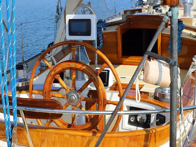 Slide: The Image of Cherubini 48 Staysail Schooner 1986 - 24