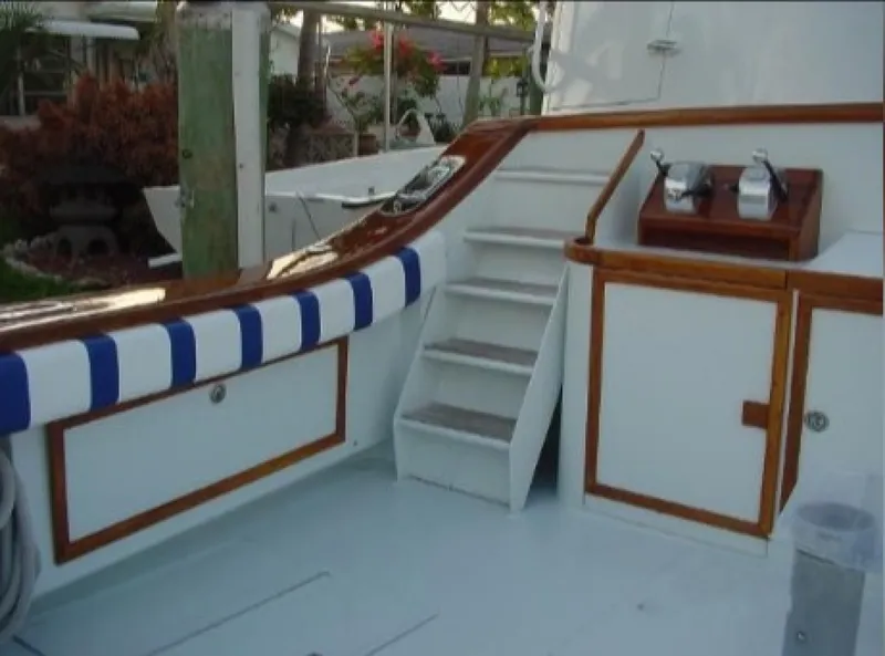 Slide: The Image of Burger Cockpit Flybridge Motor Yacht 1965 - 10