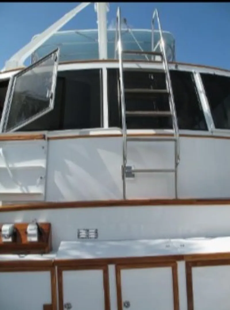 Slide: The Image of Burger Cockpit Flybridge Motor Yacht 1965 - 12