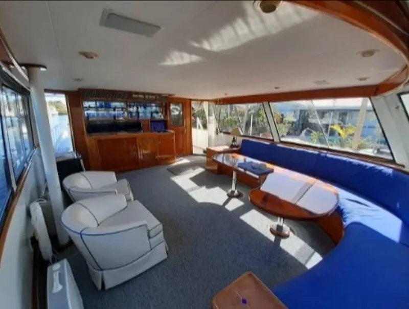 Slide: The Image of Burger Cockpit Flybridge Motor Yacht 1965 - 14