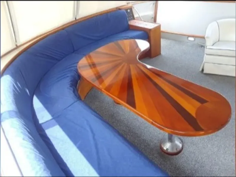 Slide: The Image of Burger Cockpit Flybridge Motor Yacht 1965 - 16