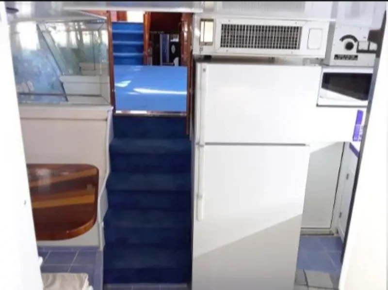 Slide: The Image of Burger Cockpit Flybridge Motor Yacht 1965 - 27