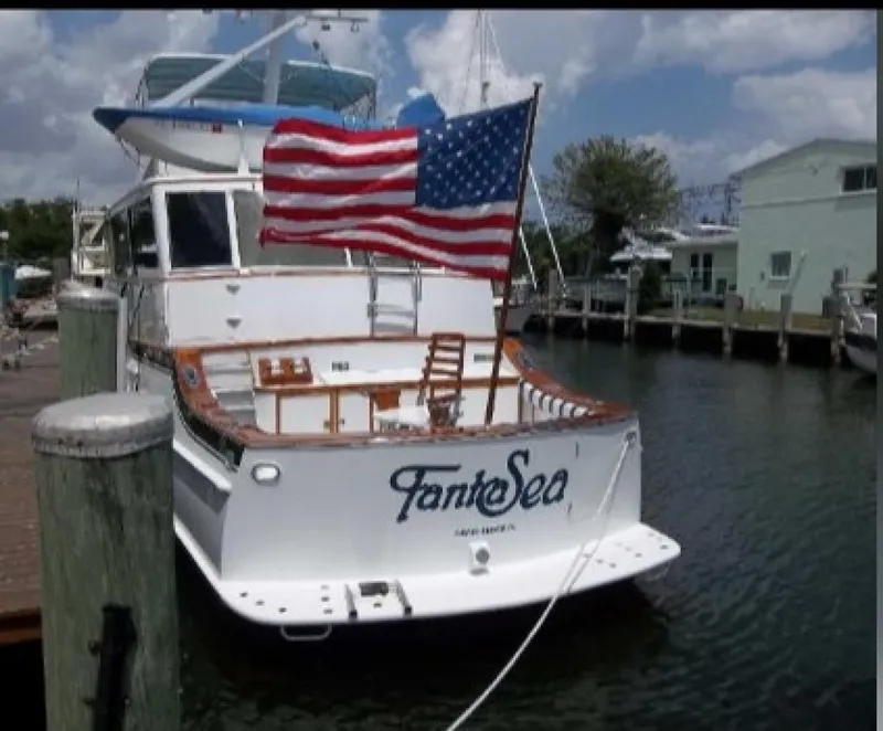 Slide: The Image of Burger Cockpit Flybridge Motor Yacht 1965 - 3