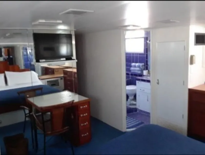 Slide: The Image of Burger Cockpit Flybridge Motor Yacht 1965 - 34