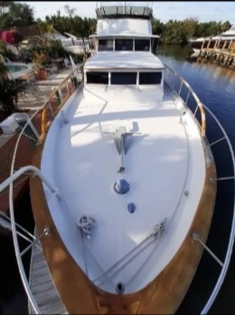 Slide: The Image of Burger Cockpit Flybridge Motor Yacht 1965 - 4