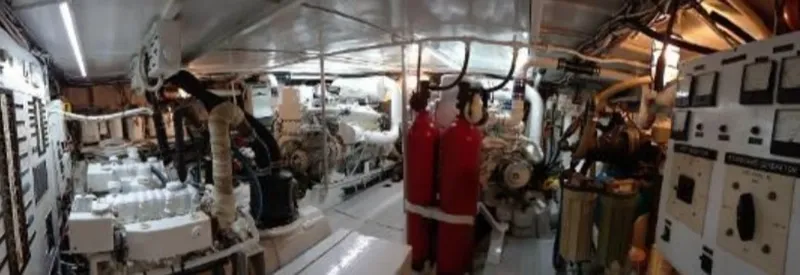 Slide: The Image of Burger Cockpit Flybridge Motor Yacht 1965 - 43