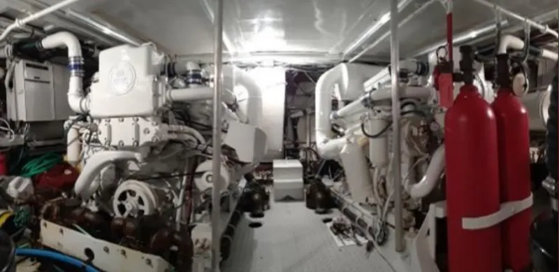 Slide: The Image of Burger Cockpit Flybridge Motor Yacht 1965 - 44