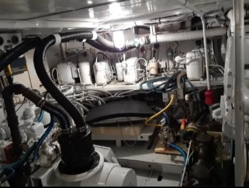 Slide: The Image of Burger Cockpit Flybridge Motor Yacht 1965 - 47