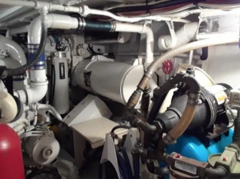 Slide: The Image of Burger Cockpit Flybridge Motor Yacht 1965 - 48