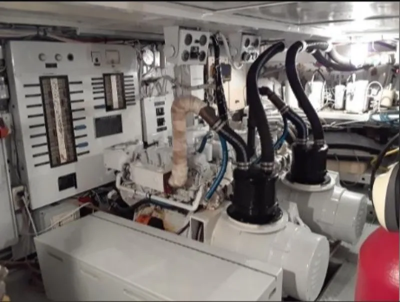 Slide: The Image of Burger Cockpit Flybridge Motor Yacht 1965 - 49