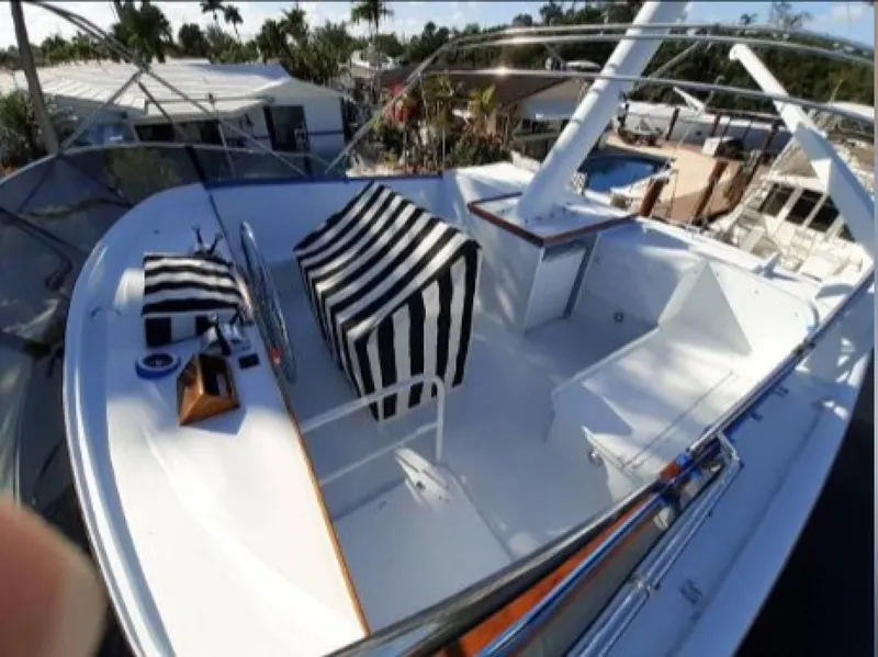 Slide: The Image of Burger Cockpit Flybridge Motor Yacht 1965 - 5