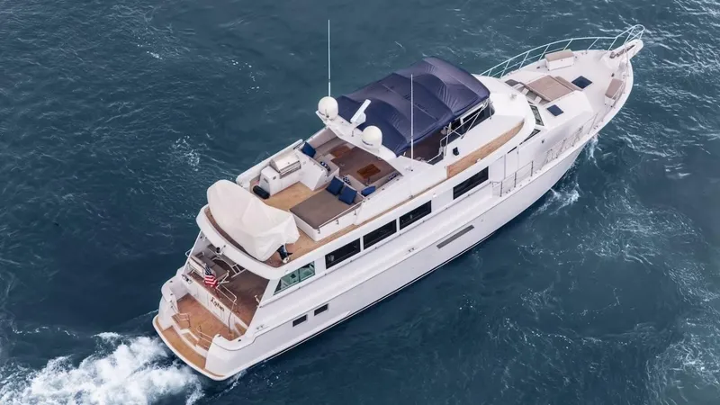Slide: The Image of Hatteras Sport Deck 1998 - 9