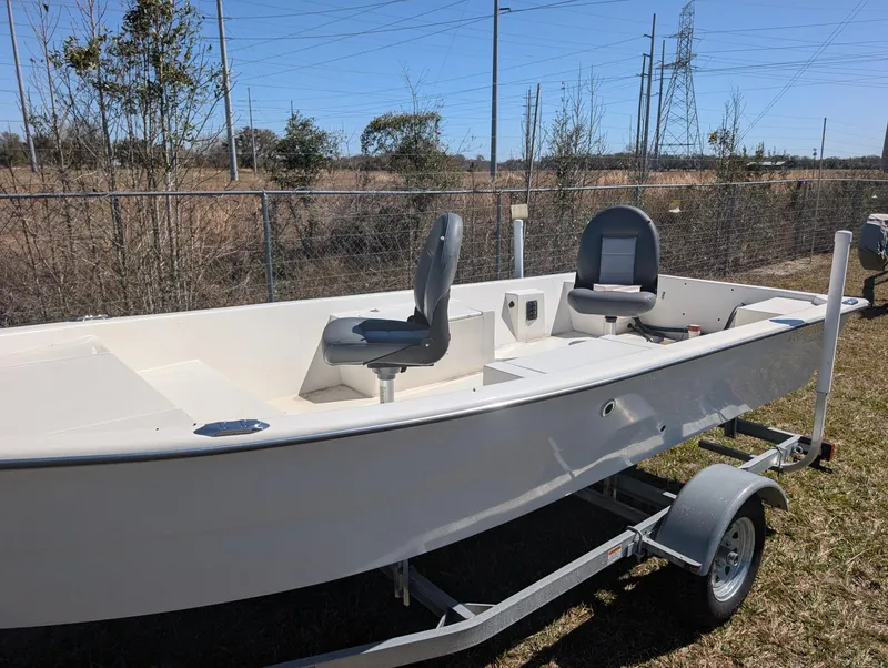 Slide: The Image of Salty Boats Stumpnocker 175 Skiff Tiller 2025 - 2