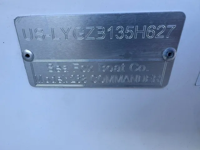 Slide: The Image of Sea Fox 268 COMMANDER 2027 - 24