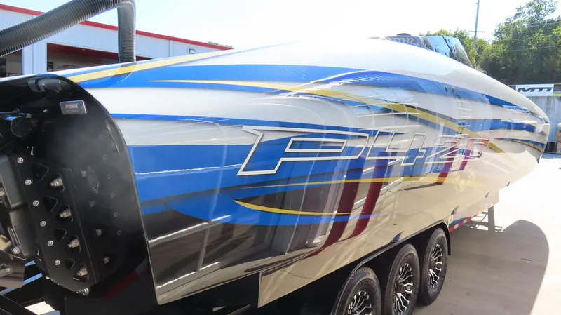 Slide: The Image of Performance Powerboats P420 2025 - 30