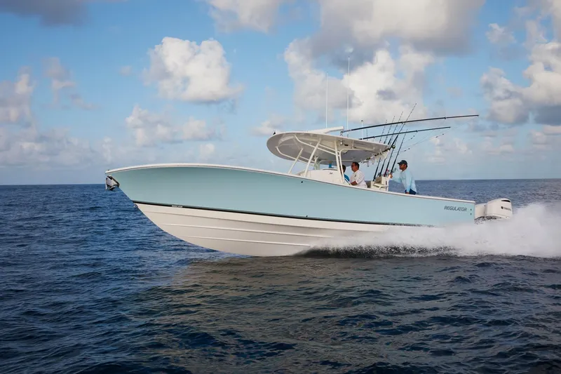 Slide: The Image of Regulator Marine "34 Center Console" 2019 - 0
