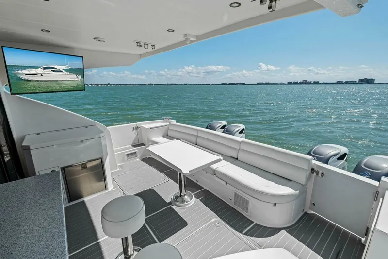 Slide: The Image of Mares 47 Outboard Express Catamaran 2018 - 47