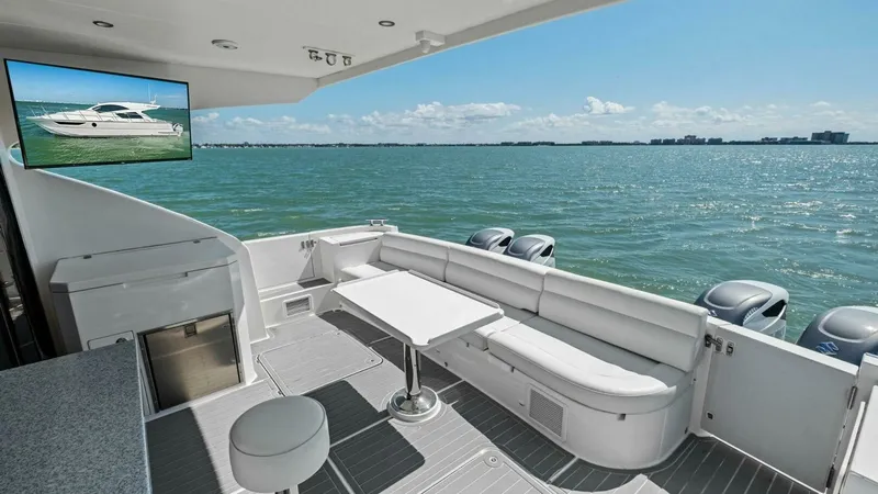 Slide: The Image of Mares 47 Outboard Express Catamaran 2018 - 47