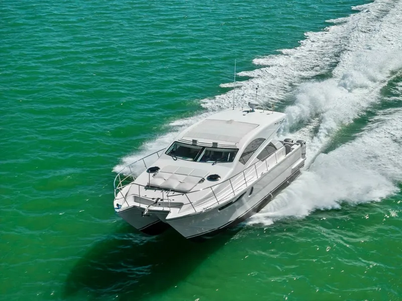 Slide: The Image of Mares 47 Outboard Express Catamaran 2018 - 82