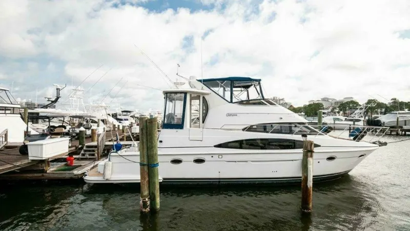 Slide: The Image of Carver Yachts 444 Cockpit Motor Yacht 2002 - 32