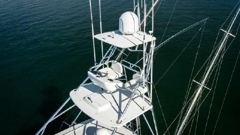Slide: The Image of Hatteras 77 Enclosed Bridge 2008 - 30