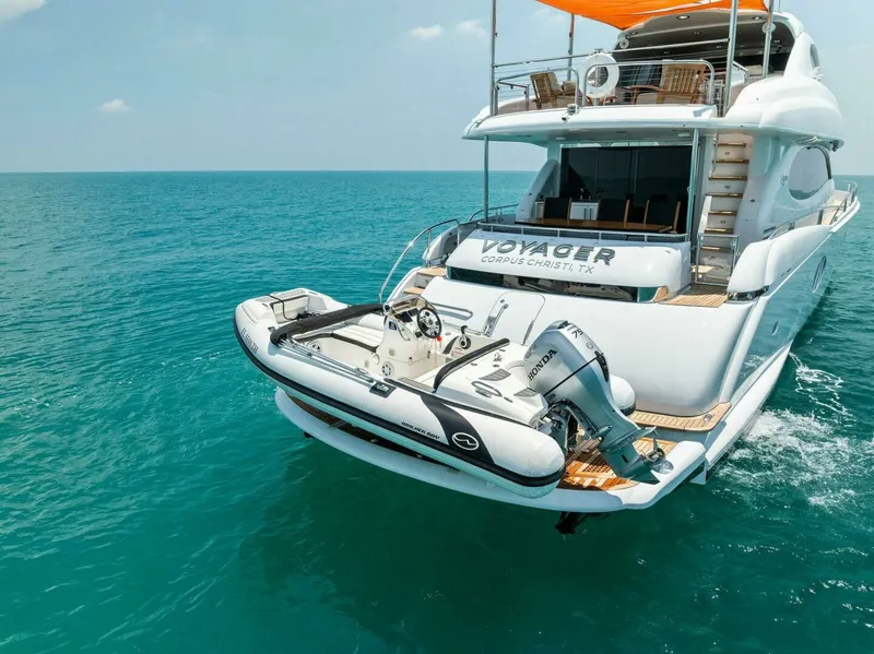 Slide: The Image of Lazzara Yachts 84 Skylounge 2006 - 91