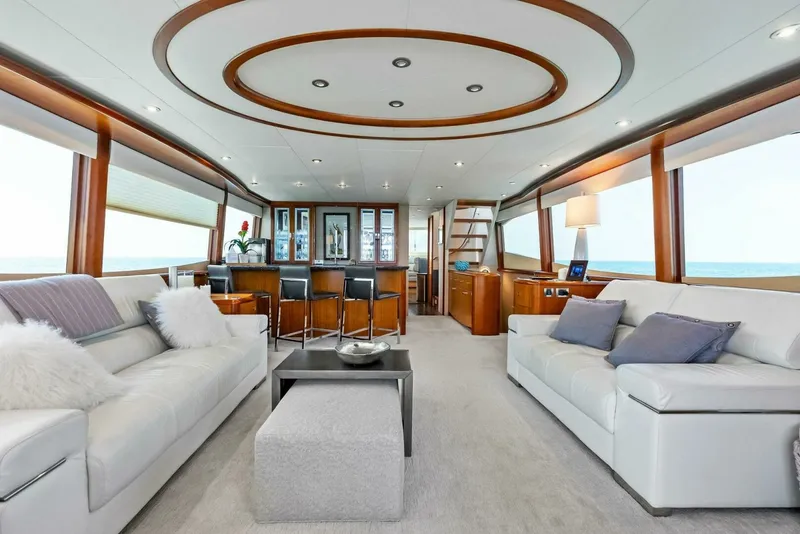 Slide: The Image of Lazzara Yachts 84 Skylounge 2006 - 2