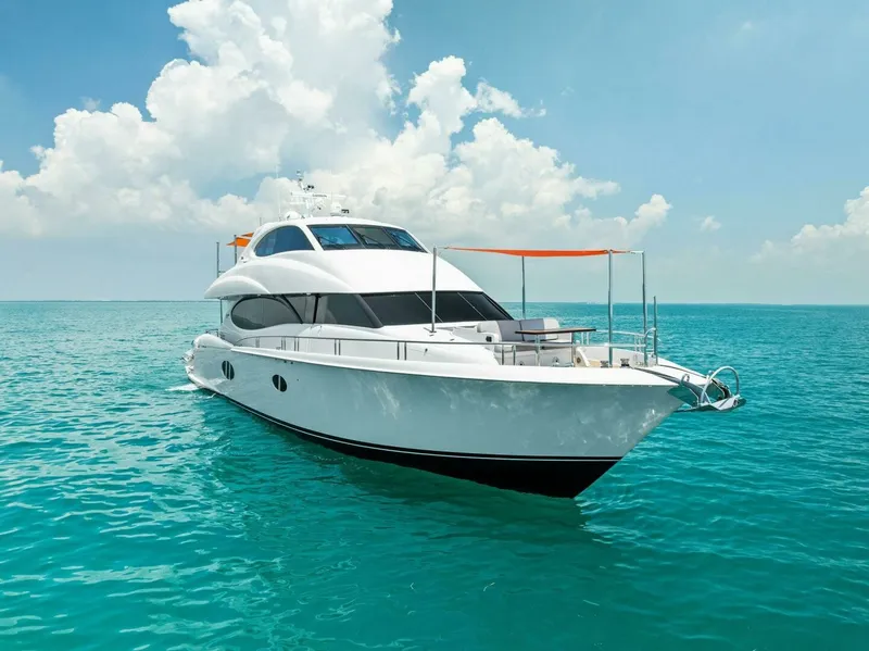 Slide: The Image of Lazzara Yachts 84 Skylounge 2006 - 7