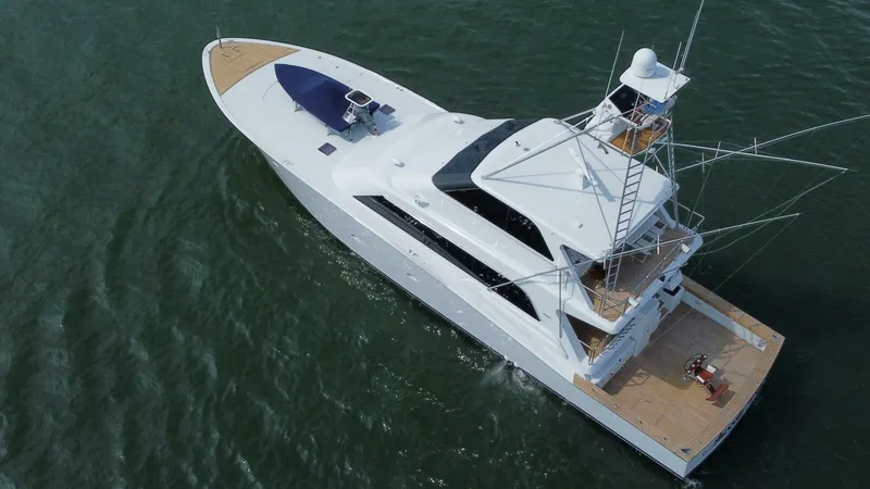 Slide: The Image of Oceanfast 87 Enclosed Bridge Sportfish 1996 - 39