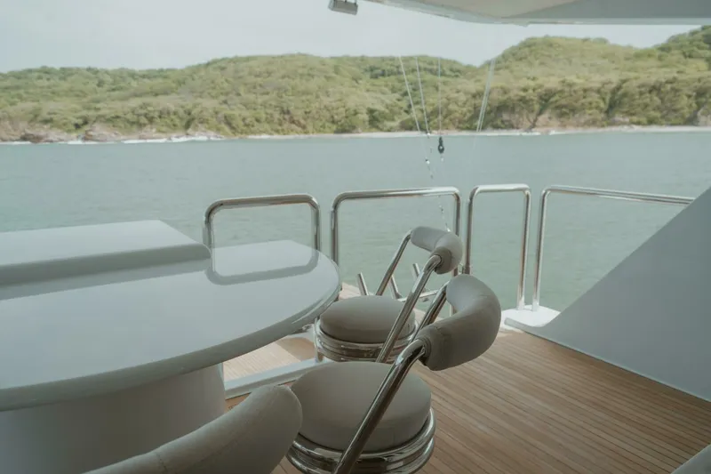 Slide: The Image of Oceanfast 87 Enclosed Bridge Sportfish 1996 - 25