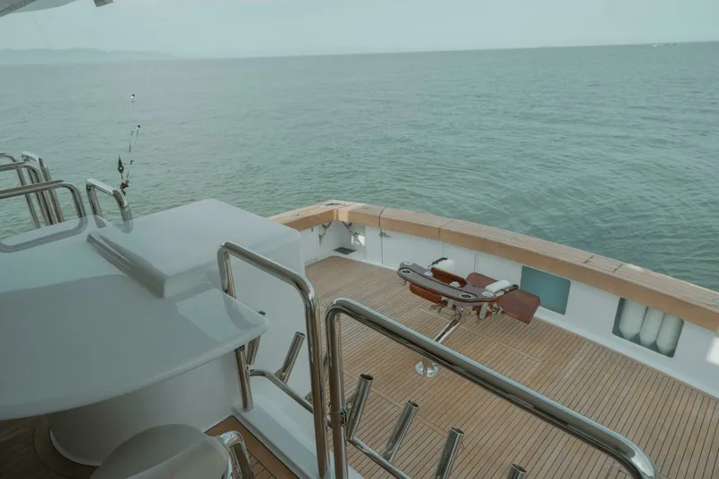 Slide: The Image of Oceanfast 87 Enclosed Bridge Sportfish 1996 - 26