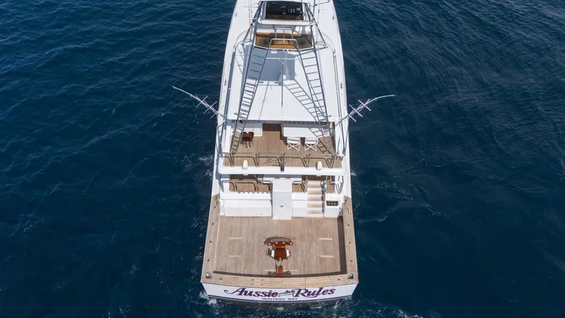 Slide: The Image of Oceanfast 87 Enclosed Bridge Sportfish 1996 - 47