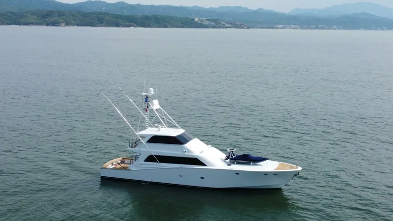 Slide: The Image of Oceanfast 87 Enclosed Bridge Sportfish 1996 - 42