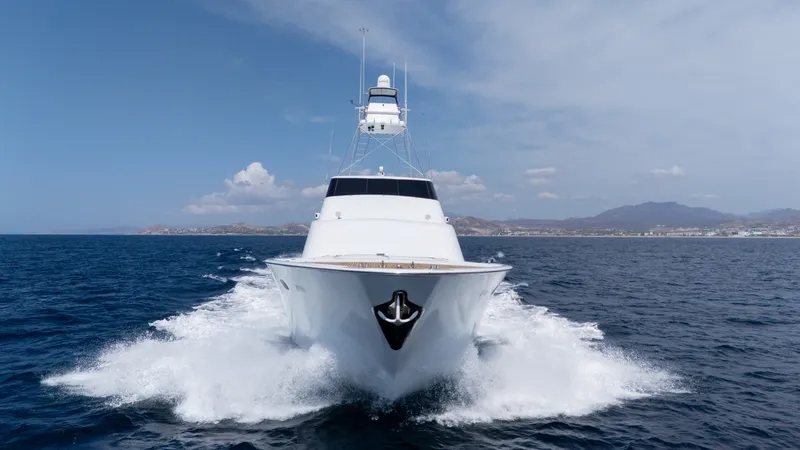 Slide: The Image of Oceanfast 87 Enclosed Bridge Sportfish 1996 - 60