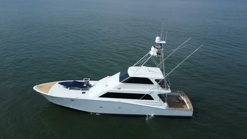 Slide: The Image of Oceanfast 87 Enclosed Bridge Sportfish 1996 - 43