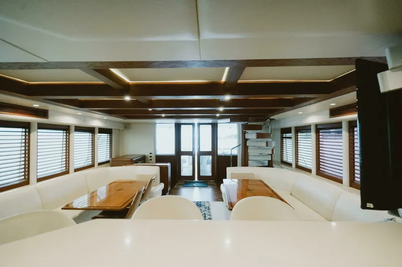 Slide: The Image of Oceanfast 87 Enclosed Bridge Sportfish 1996 - 4