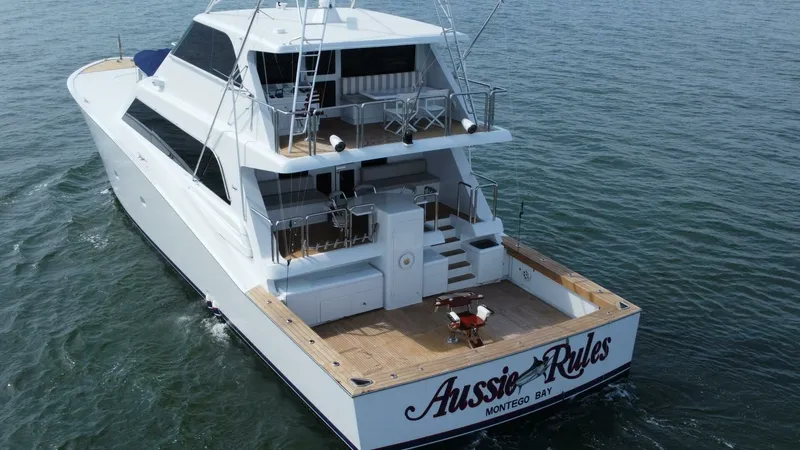 Slide: The Image of Oceanfast 87 Enclosed Bridge Sportfish 1996 - 38